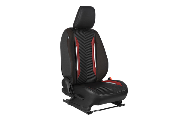 Urban Drift Red Highlight Seat Cover - Z+/Z/V | Brezza