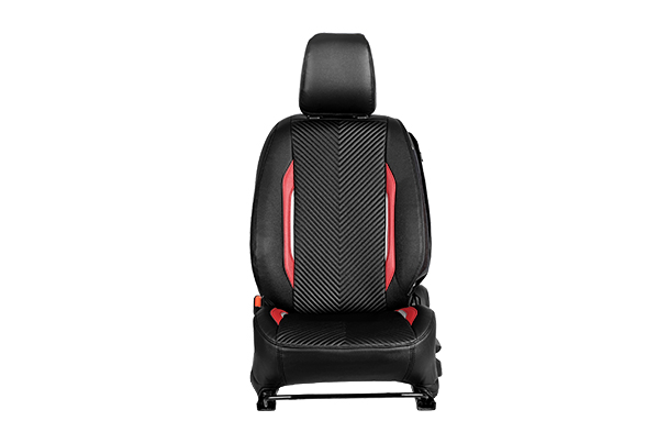 Seat Cover Urban Drift Red Highlight | Brezza (Z+,Z,V Variant)