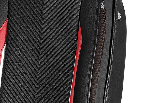 Seat Cover Urban Drift Red Highlight | Brezza (Z+,Z,V Variant)