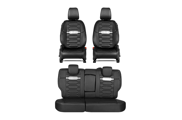 Seat Cover Silver Beam Crisp Highlight  | Brezza (Z+,Z,V Variant)