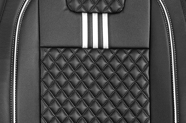 Seat Cover Triad Lining Silver Finish | Brezza (Z+,Z,V Variant)