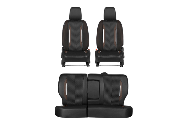 Urban Drift Brown Highlight Seat Cover - L | Brezza