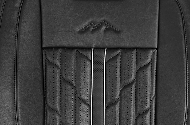 Seat Cover Premium Expedition Silver Finish | Brezza (Z+,Z,V Variant)