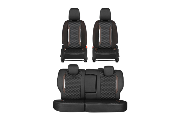 Premium Brown Finish Prism Seat Cover - Z+/Z/V | Brezza