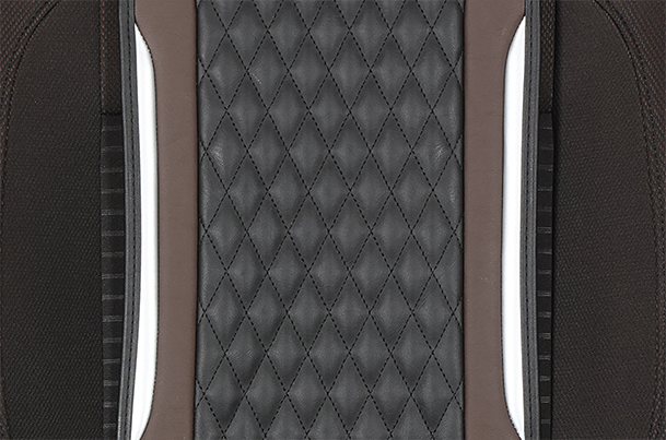 Premium Brown Finish Prism Seat Cover - Z+/Z/V | Brezza
