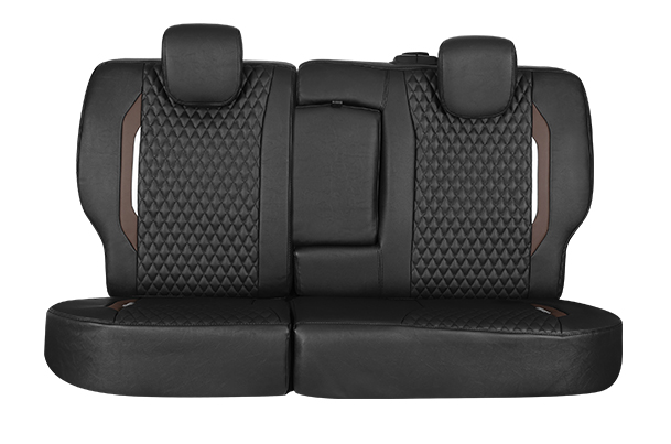 Seat Cover Premium Brown Finish Prism | Brezza ( Z+,Z,V Variant)