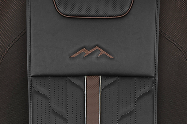 Premium Expedition Brown Finish Seat Cover - L | Brezza