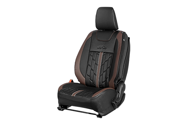 Seat Cover Premium Expedition Brown Finish | Brezza (L Variant)