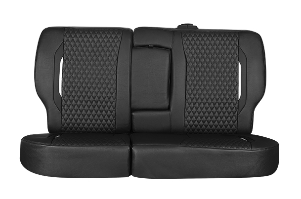 Premium Silver Finish Prism Seat Cover - L | Brezza