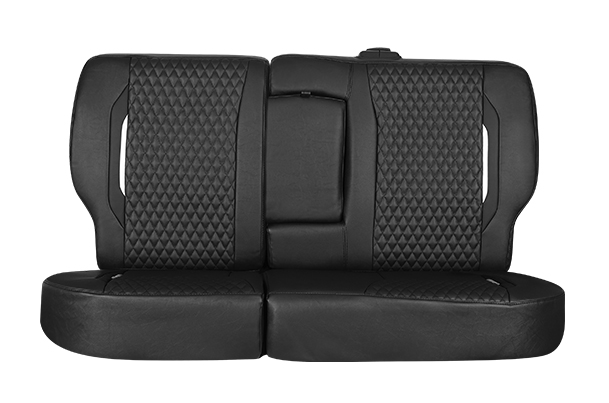 Seat Cover Premium Silver Finish Prism | Brezza (L Variant)