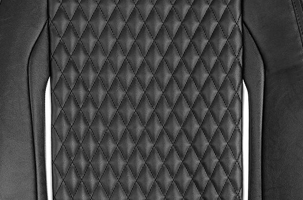 Seat Cover Premium Silver Finish Prism | Brezza (L Variant)