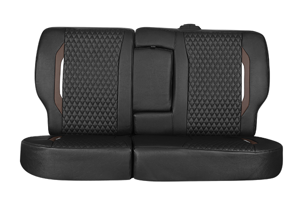 Premium Brown Finish Prism Seat Cover - L | Brezza