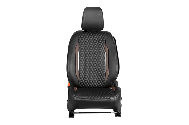 Seat Cover Premium Brown Finish Prism | Brezza (L Variant)