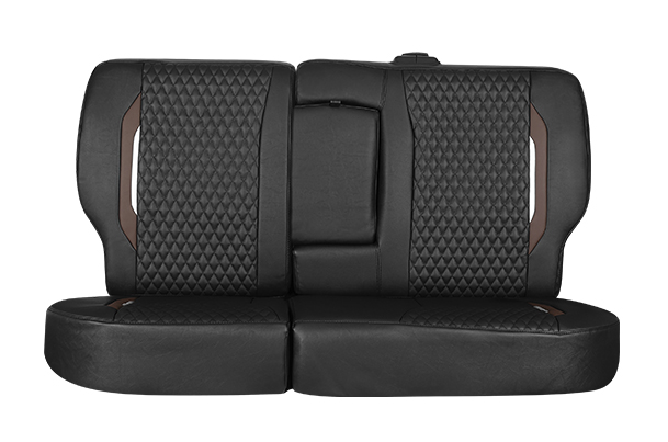 Seat Cover Premium Brown Finish Prism | Brezza (L Variant)