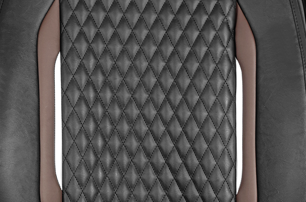 Seat Cover Premium Brown Finish Prism | Brezza (L Variant)