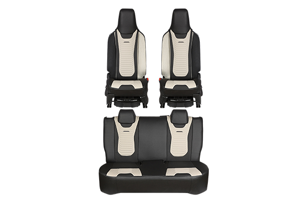 Seat Cover Premium Beige Muscle Finish | WagonR (L)