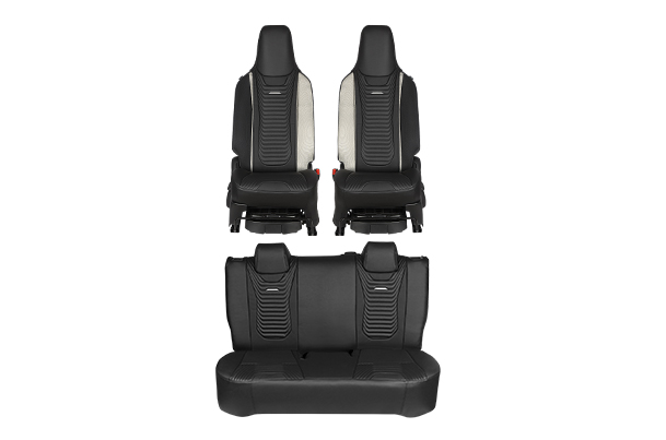 Seat Cover Premium Black Muscle Finish | WagonR (L)