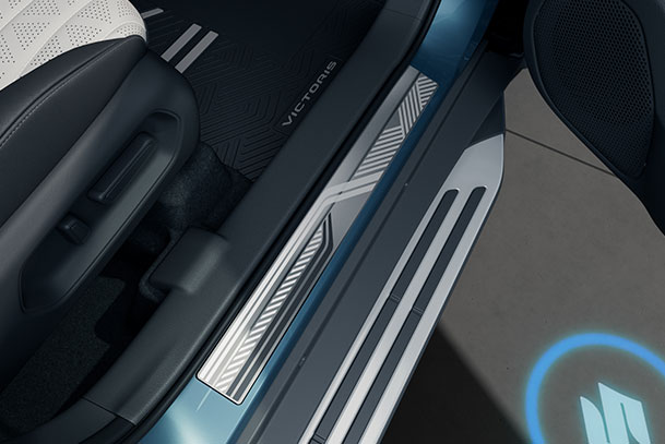 Grey Highlight Door Sill Guard | Victoris