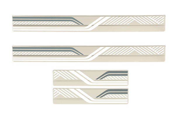 Grey Highlight Door Sill Guard | Victoris