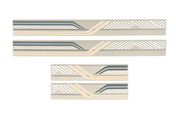 Copper Highlight Door Sill Guard | Victoris