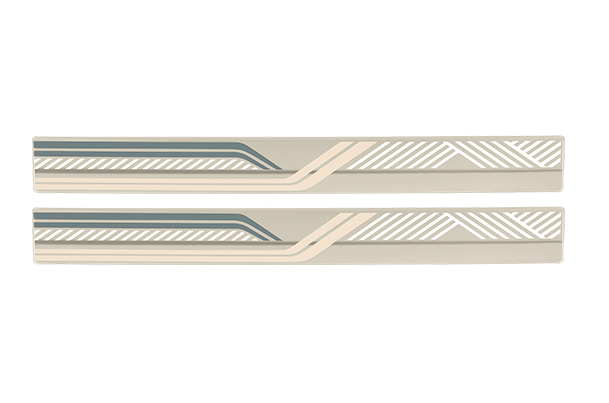 Copper Highlight Door Sill Guard | Victoris