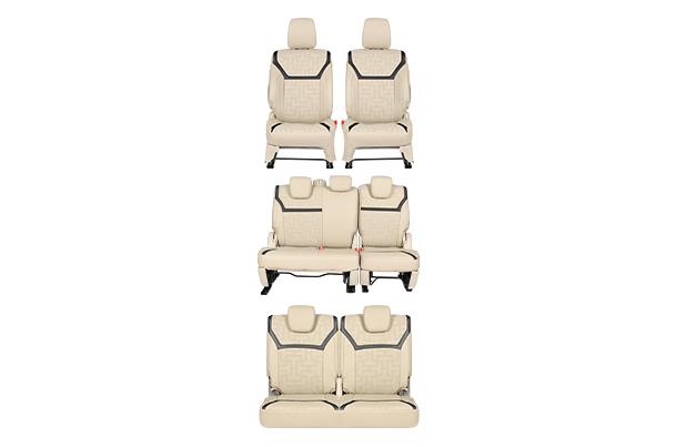 Seat Cover Triumph Finish Black Highlight | Ertiga (All Variant)