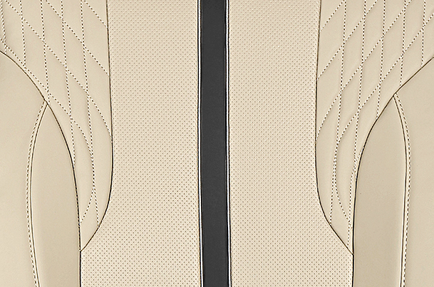 Seat Cover Luxe Black Tread Highlight | Ertiga (All Variant)