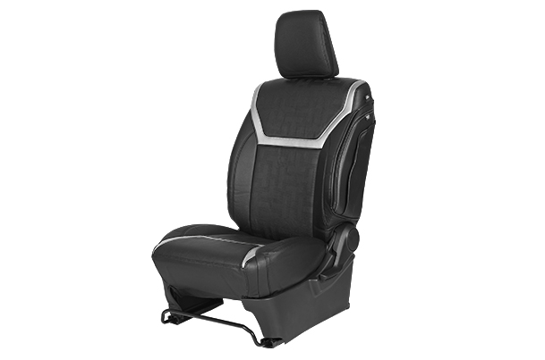 Seat Cover Triumph Finish Silver Highlight | XL6 (Zeta Variant)