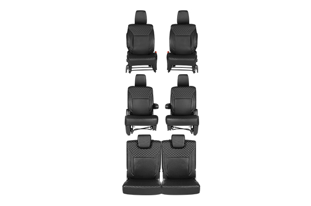 Seat Cover Crystal Luxe Silver Finish | XL6 (Zeta Variant)
