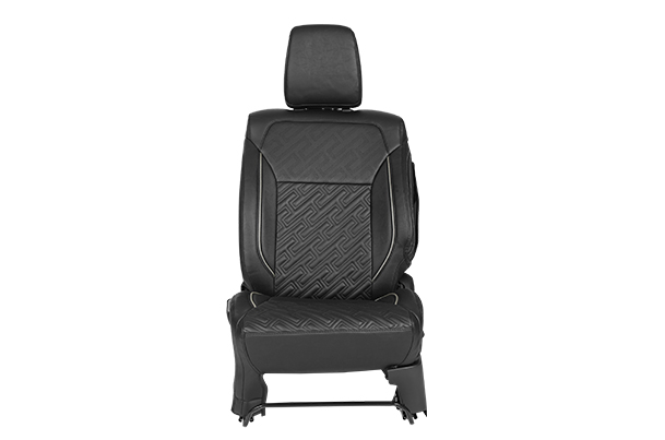 Seat Cover Premium Crossbars Silver Finish | XL6 (Zeta Variant)