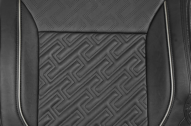 Seat Cover Premium Crossbars Silver Finish | XL6 (Zeta Variant)