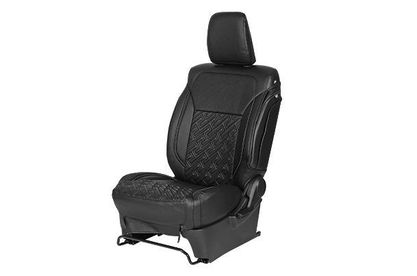 Seat Cover Premium Crossbars Black Finish | XL6 (Zeta Variant)