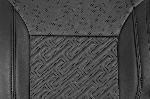 Seat Cover Premium Crossbars Black Finish | XL6 (Zeta Variant)