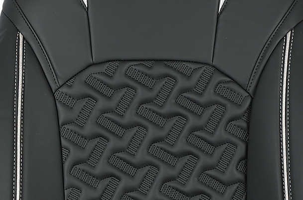 Crystal Cross Silver Finish Sleeve Seat Cover | Fronx (All Variants)