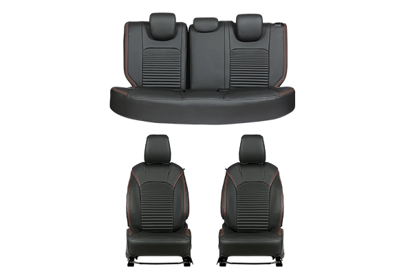 Power Scales Bordeaux Finish Sleeve Seat Cover | Fronx (All Variants)