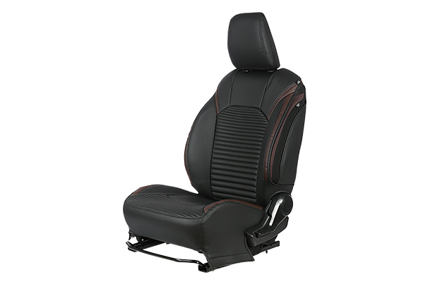 Power Scales Bordeaux Finish Sleeve Seat Cover | Fronx (All Variants)