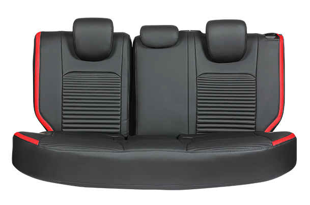 Power Scales Red Finish Sleeve Seat Cover | Fronx (All Variants)