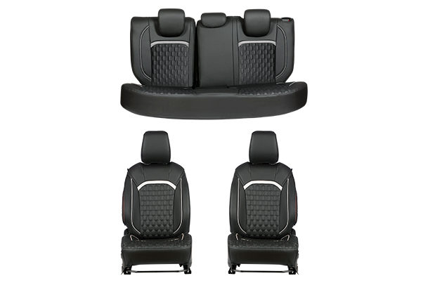 NexCross Silver Finish Sleeve Seat Cover | Fronx (All Variants)