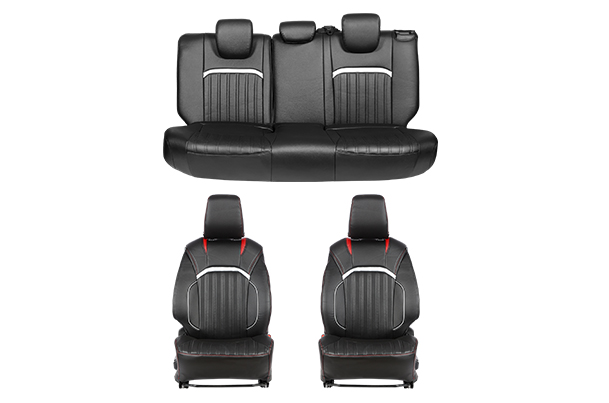 Tread Booster Red Finish Sleeve Seat Cover | Fronx (All Variants)