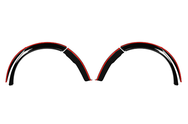 Wheel Arch Kit - Midnight Black + Sizzling Red| New Swift