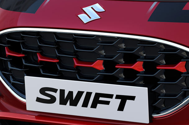 Front Grille Insert - Sizzling Red| New Swift