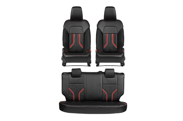 Seat Cover SAB - Red Circuit Launch Finish (PU) | New Swift (Z+/ Z)