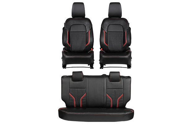 Red Circuit Launch Finish Seat Cover | New Swift (Z+/ Z Variant)