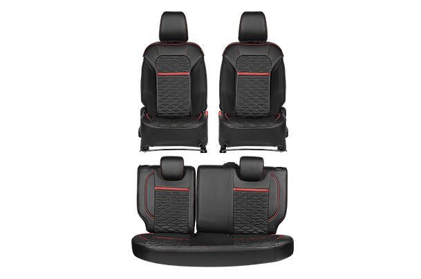 Seat Cover SAB - Red Arcade Highlight (PU) | New Swift (Z+/ Z)