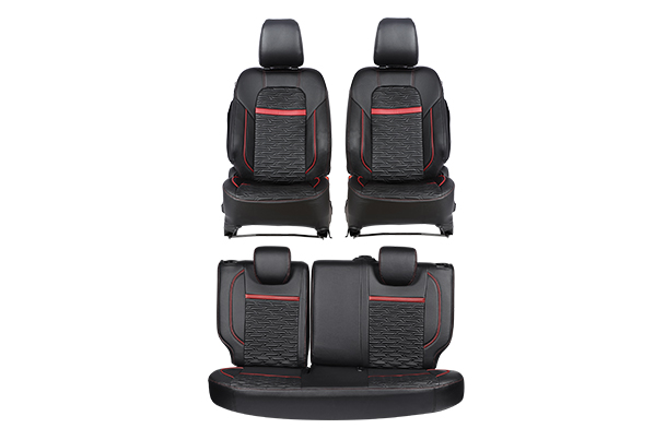 Red Arcade Highlight Seat Cover | New Swift (Z+/ Z Variant)