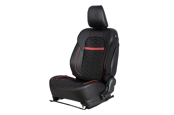 Red Arcade Highlight Seat Cover | New Swift (Z+/ Z Variant)