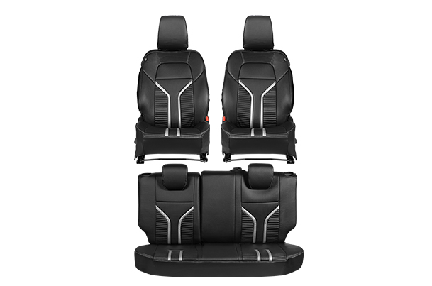 Twilight Silver Drag Finish Seat Cover | New Swift (Z+/ Z Variant)