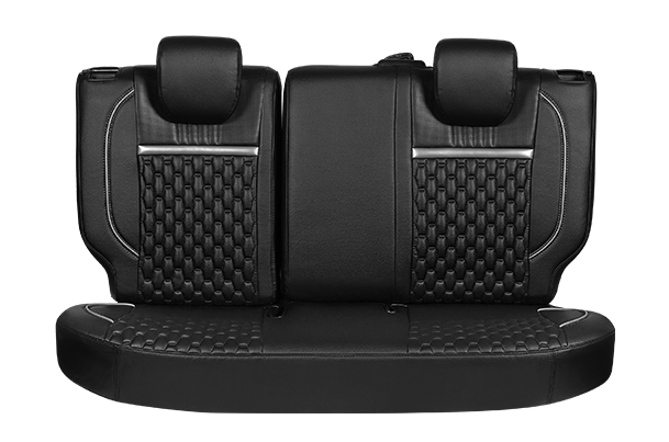 Bold Glamour Silver Highlight Seat Cover | New Swift (Z+/ Z Variant)