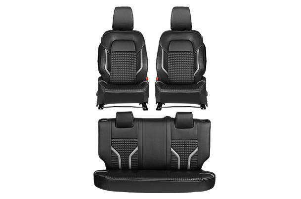 Silver Circuit Launch Finish Seat Cover | New Swift (V/ L Variant)