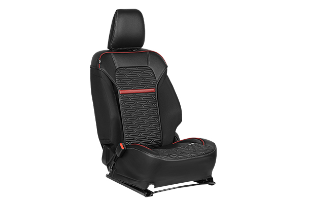 Seat Cover SAB - Red Arcade Highlight (PU) | New Swift (V/ L)